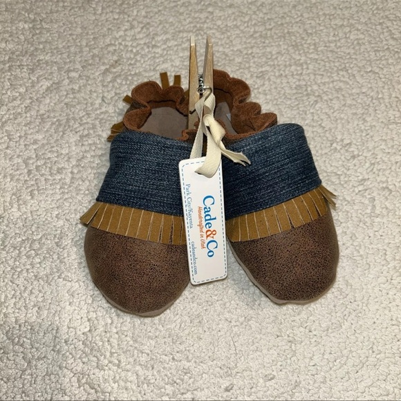 Toddler Moccasins, Cade & Co, Jackson Style, 2-3YR Old, NWT - Picture 1 of 4